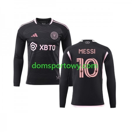 Koszulka Inter Miami Lionel Messi 10 Wyjazdowe Koszulki Piłkarskie 2023-2024 Długi Rękaw